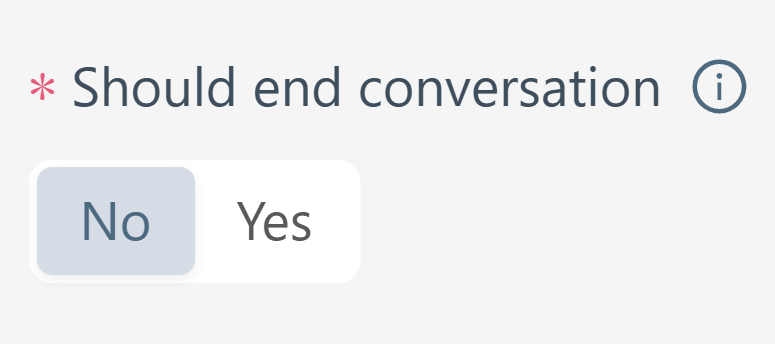 Should end conversation